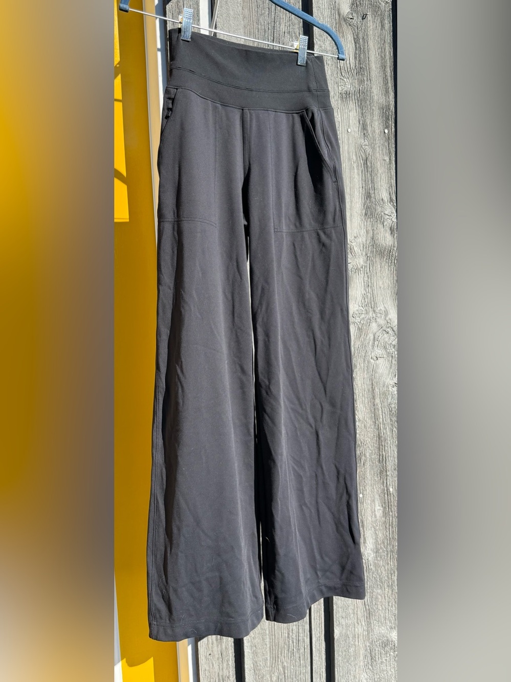 Athleta Black Wide-Leg Performance Joggers